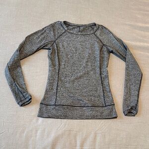 Lululemon Athletica Gray Long Sleeve Women's Top